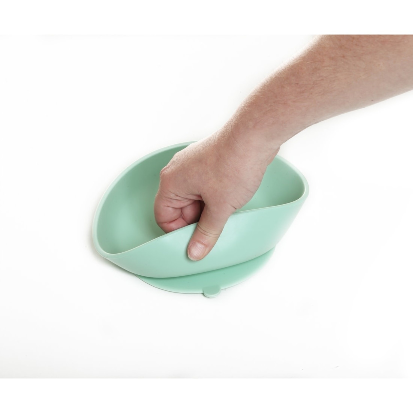 goobie baby mint silicone suction bowl