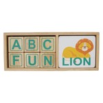 begin again toys ABC spelling blocks
