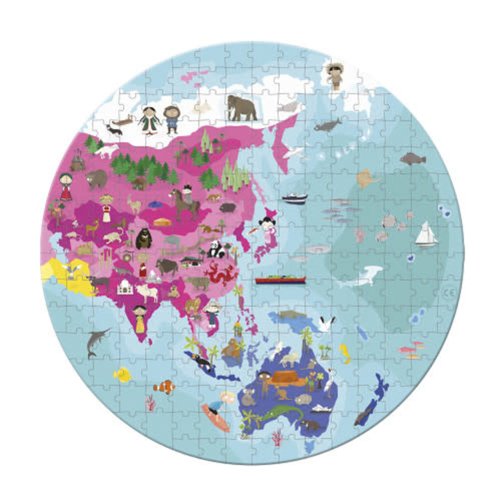 janod our blue planet double sided puzzle