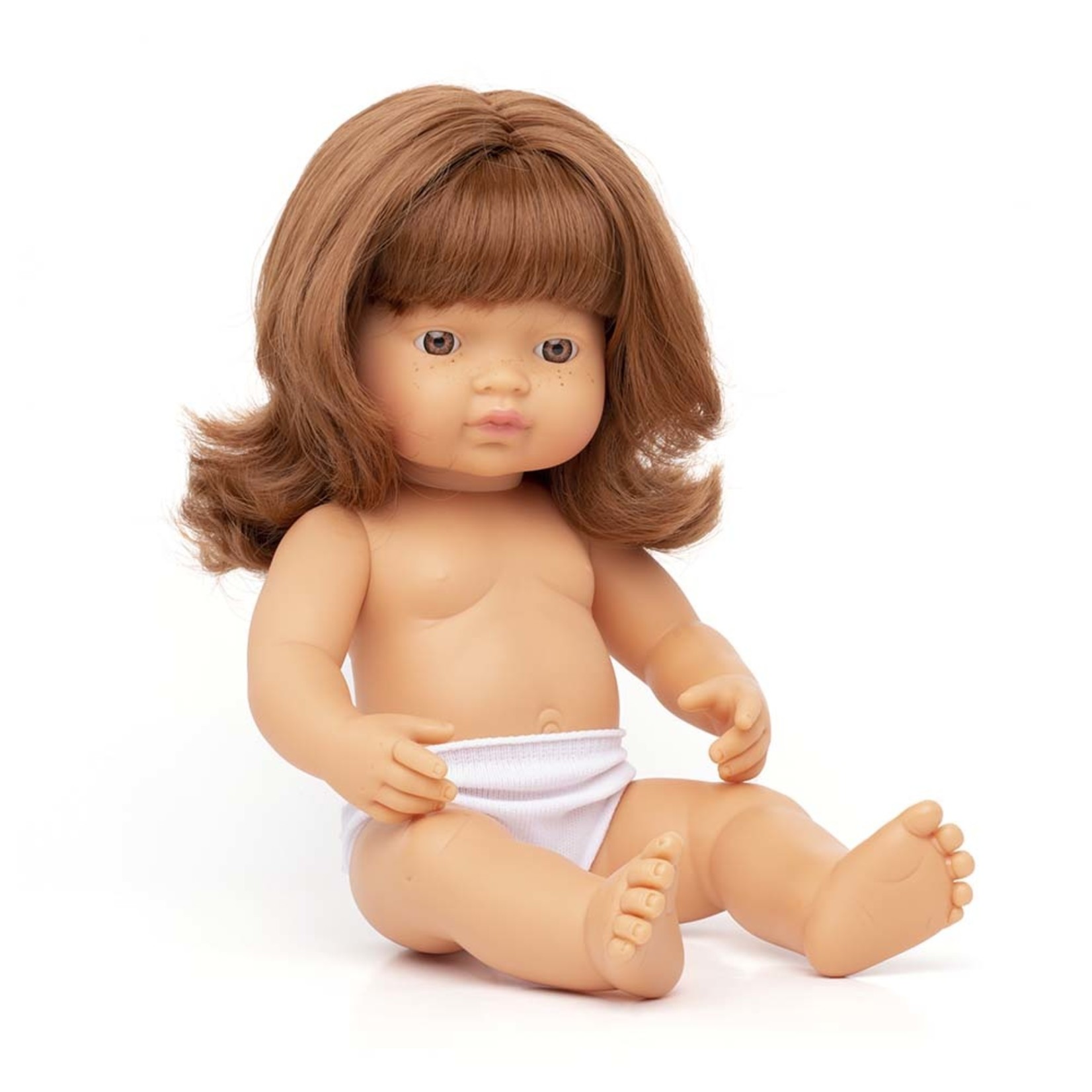 miniland 15" redhead baby doll
