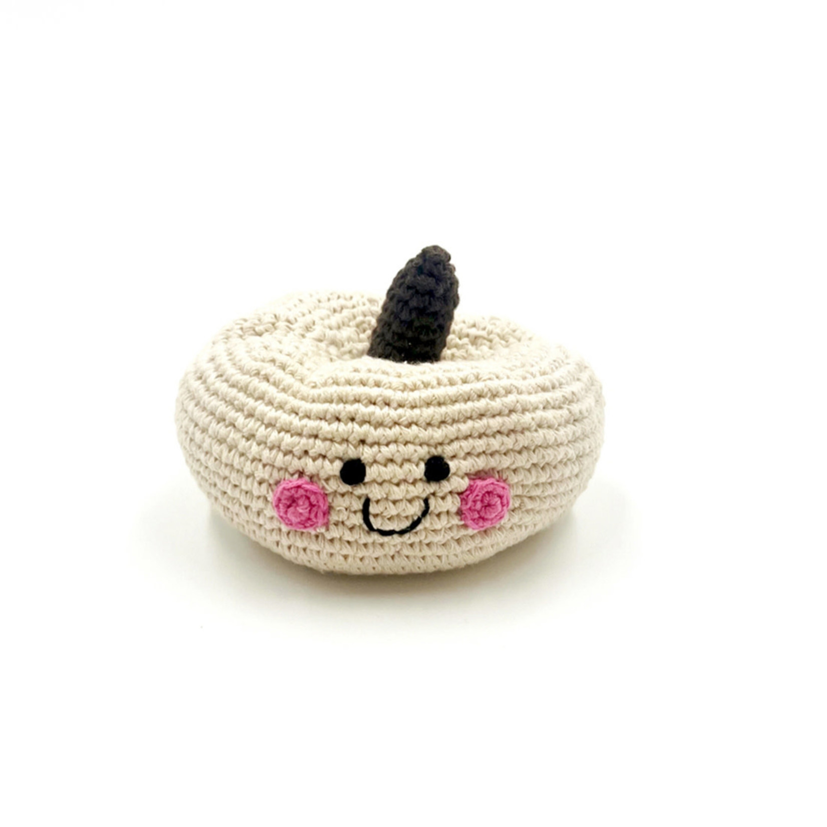 pebble friendly pumpkin rattle