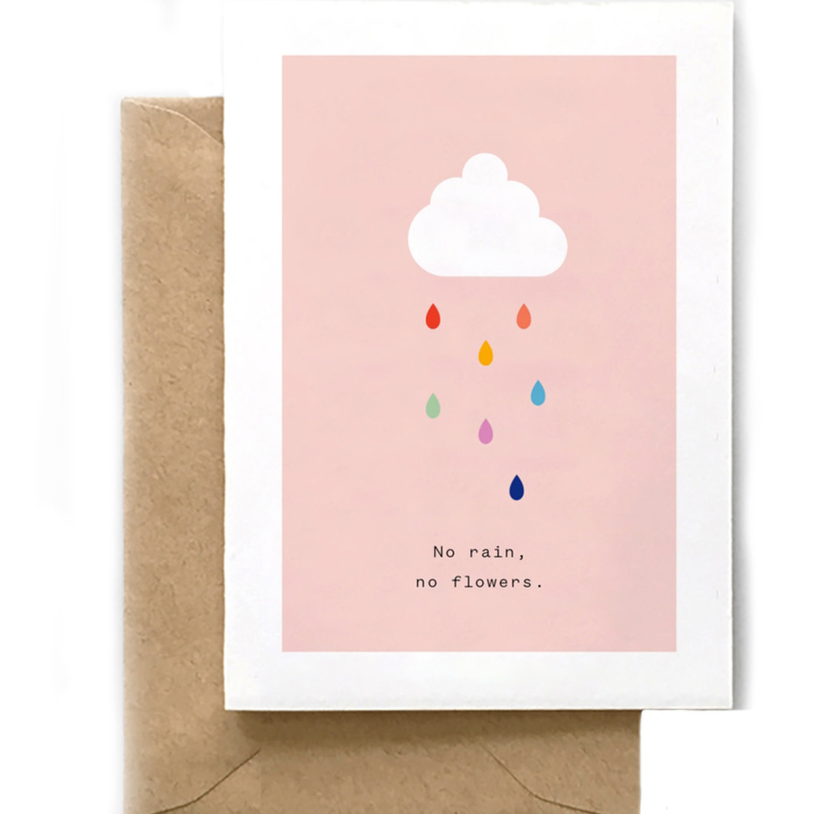 card no rain, no flowers.