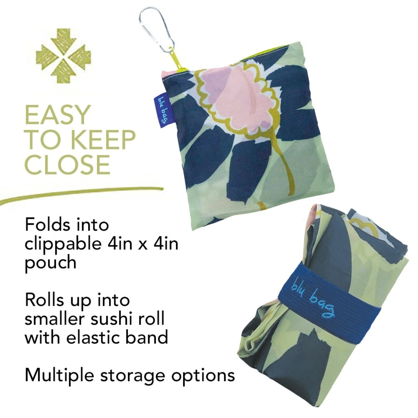 rock flower paper kintsugi reusable bag