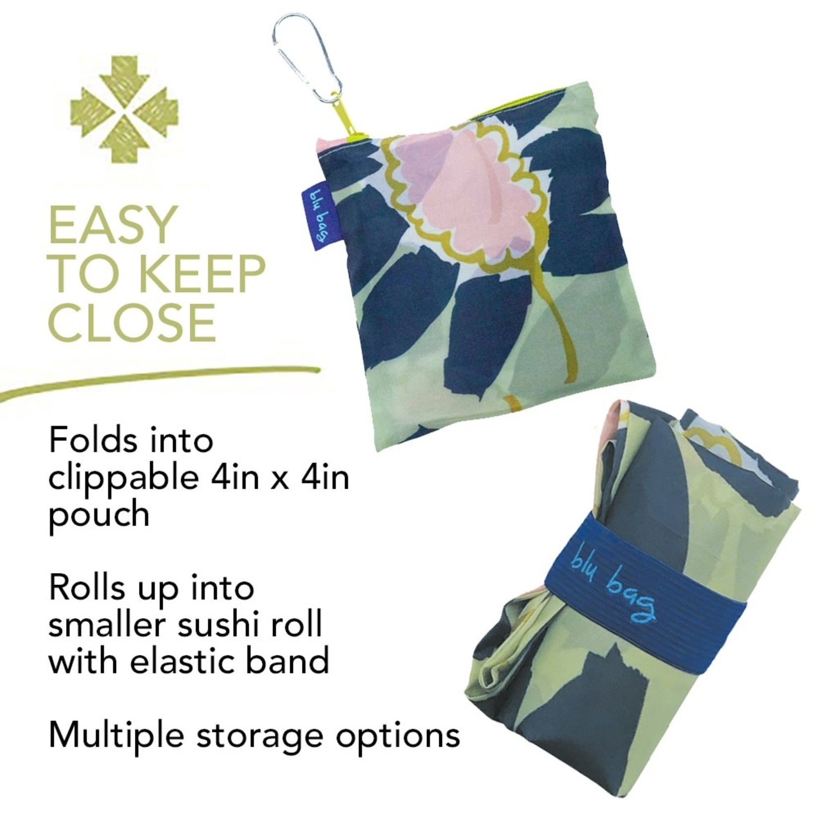 rock flower paper veggie reusable bag