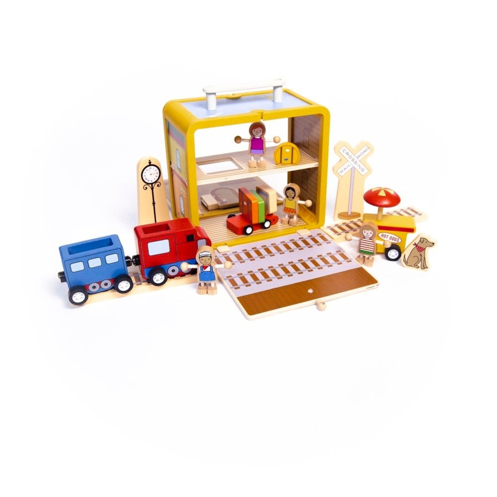 jack rabbit creations suitcase series: train station