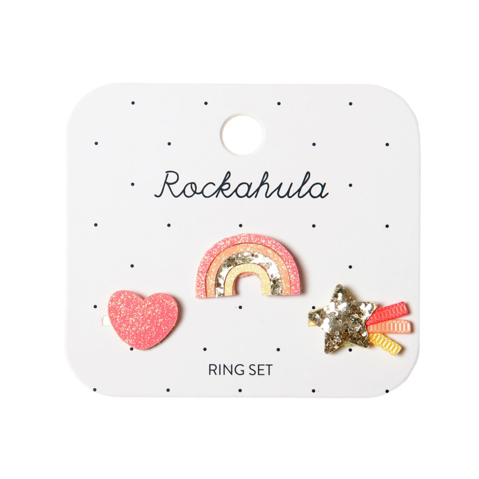 rockahula kids rainbow ring set