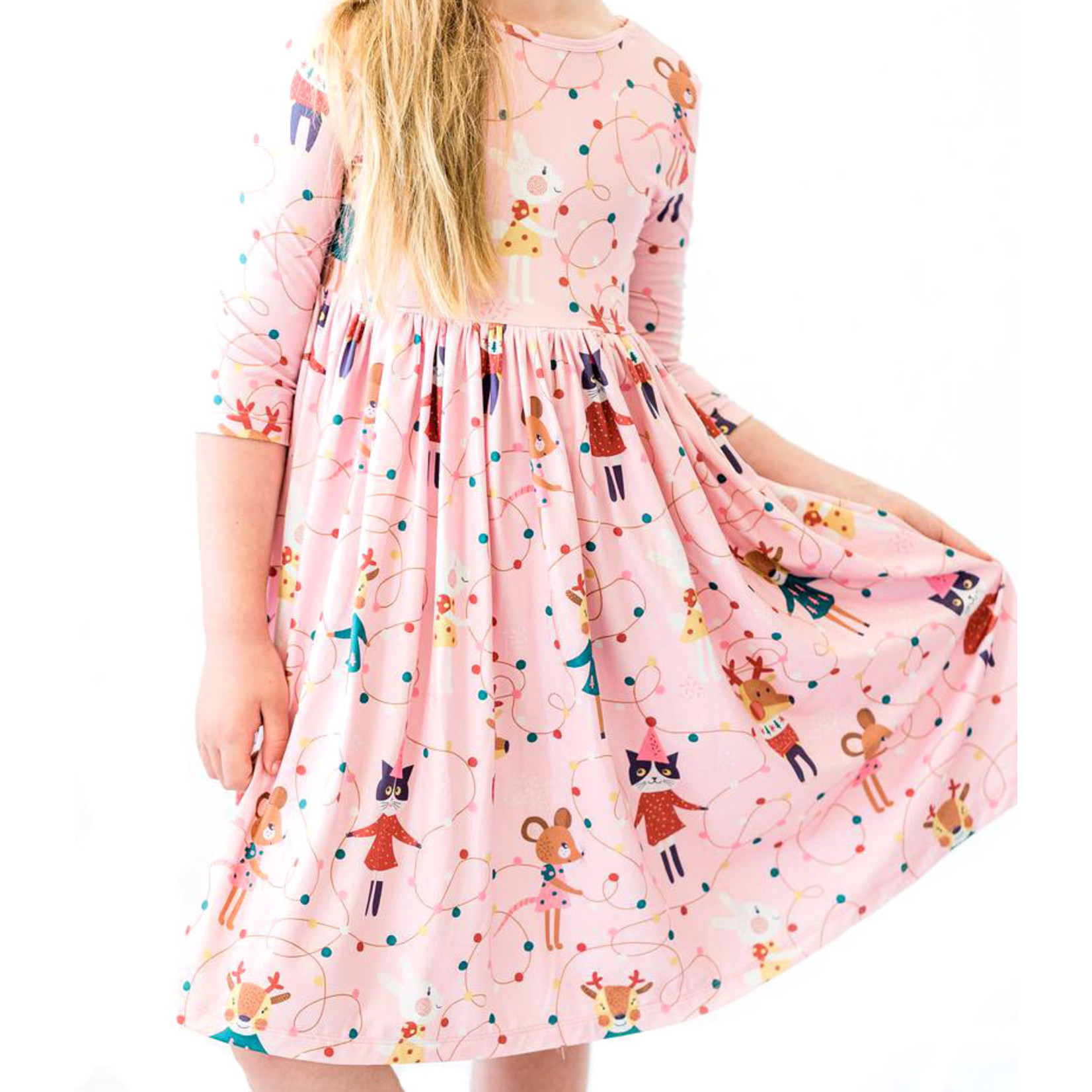 mila & rose winter nights twirl dress