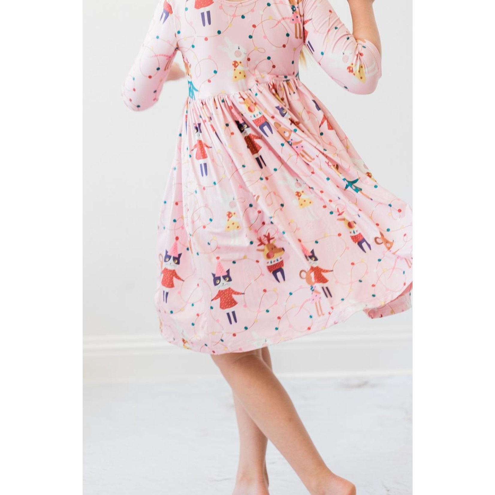 mila & rose winter nights twirl dress