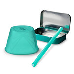 gosili reusable universal silicone straw & lid