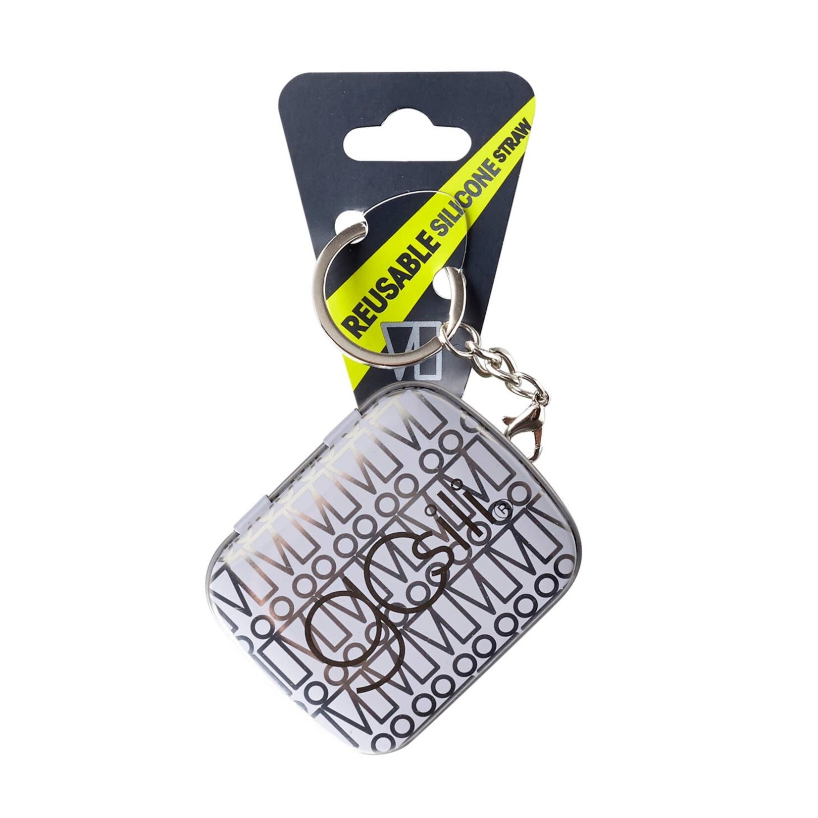 gosili reusable silicone keychain straw