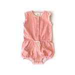 viverano organics polka dot shortie romper