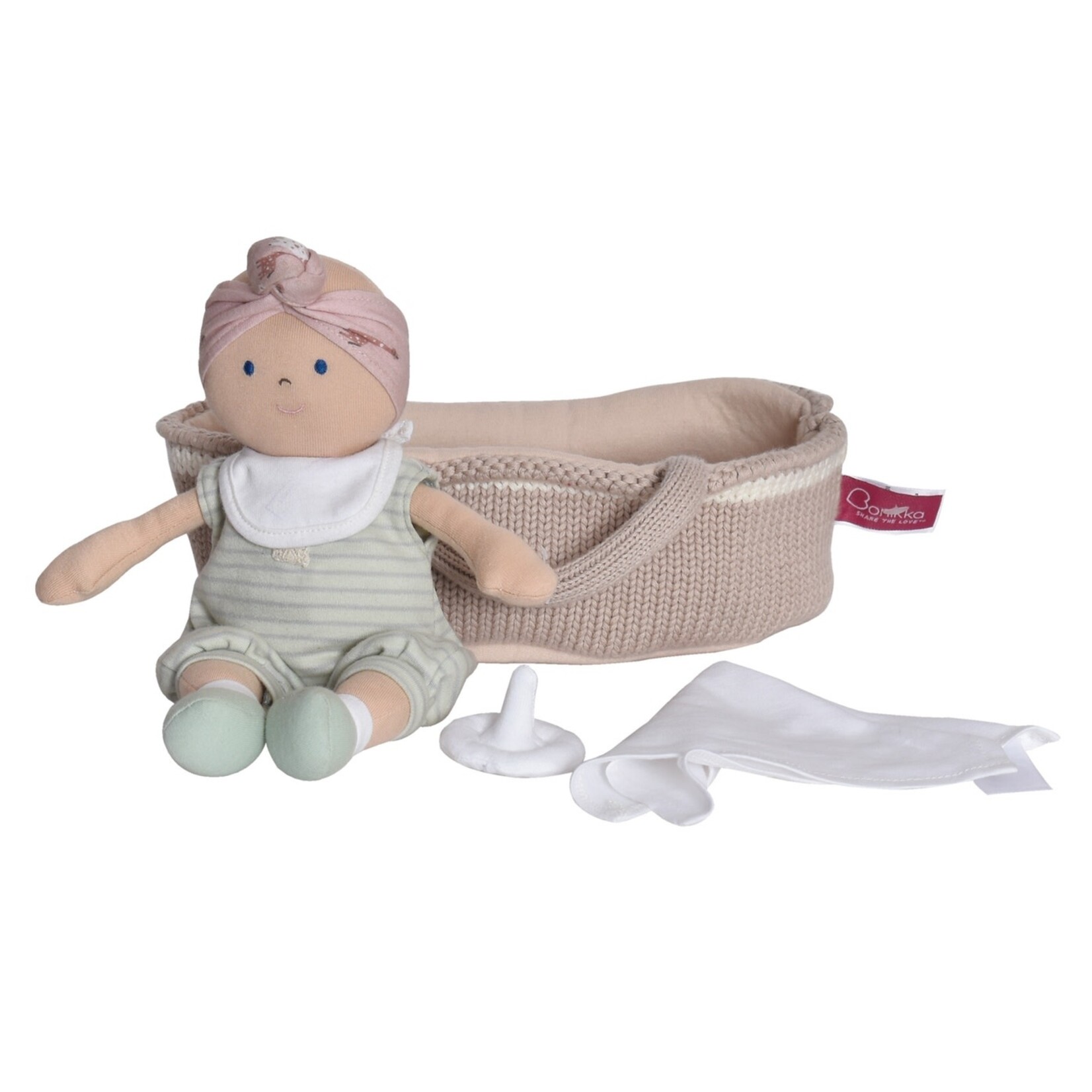 tikiri toys remi baby with bassinet
