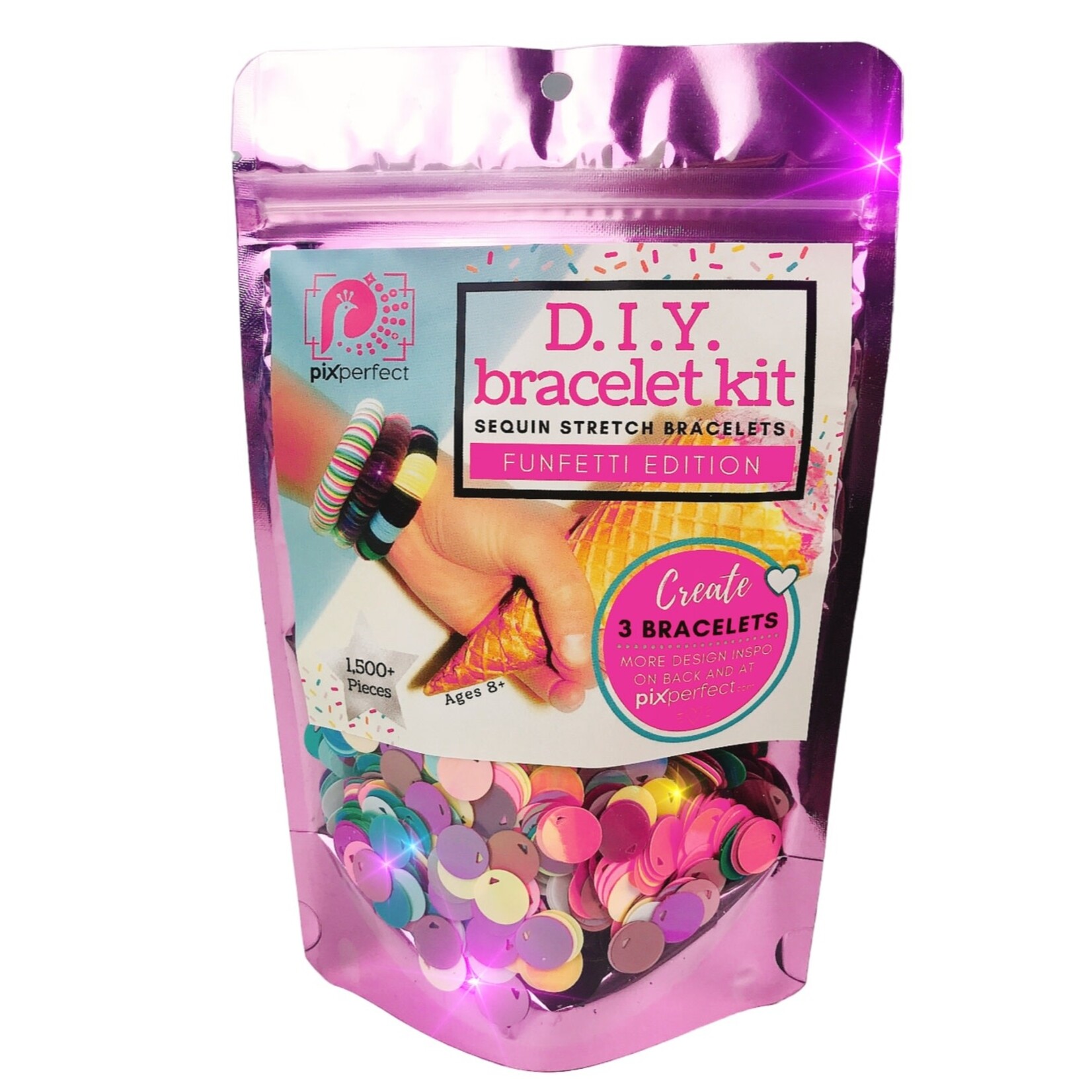 pix perfect funfetti DIY bracelet kit