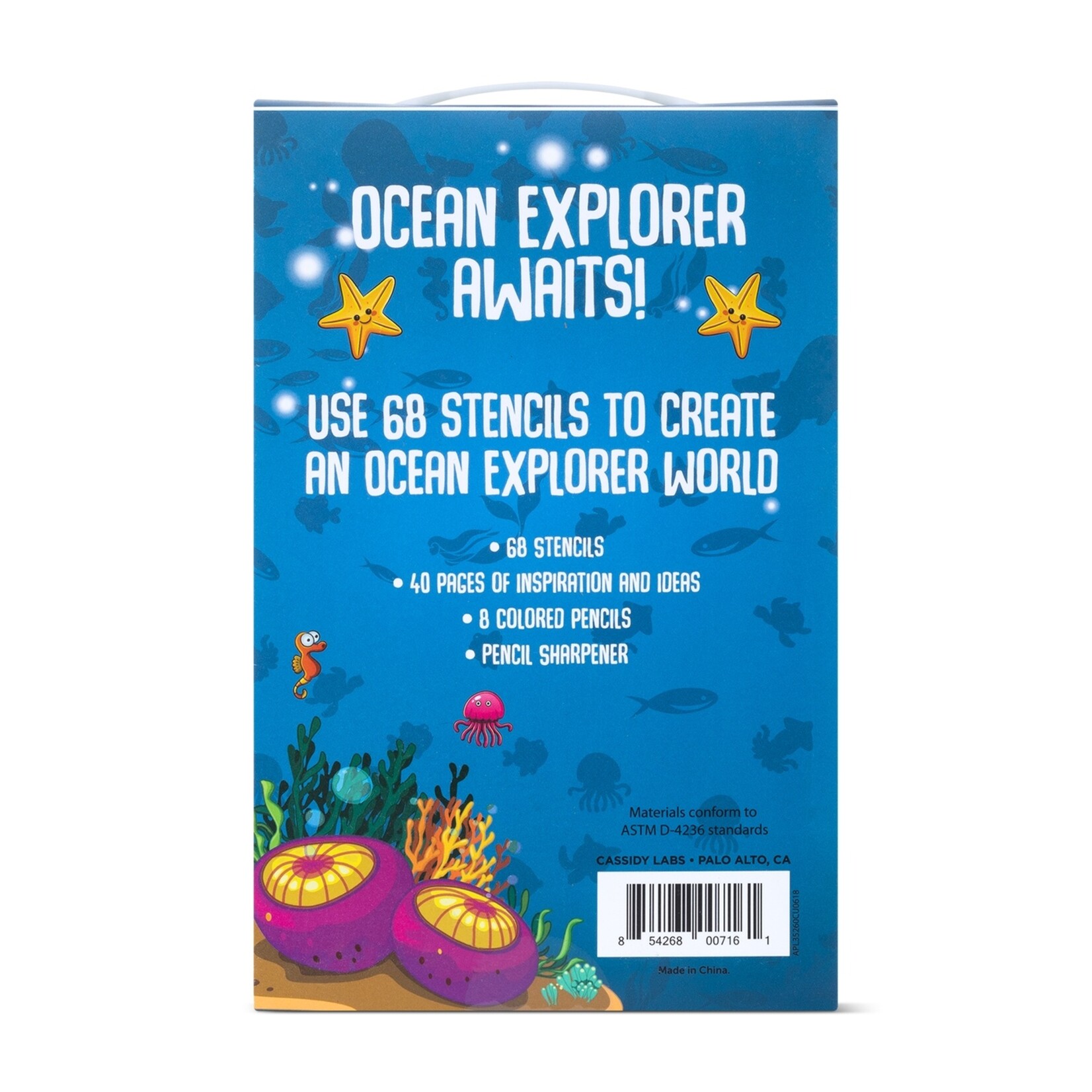 cassidy labs ocean explorer stencil kit