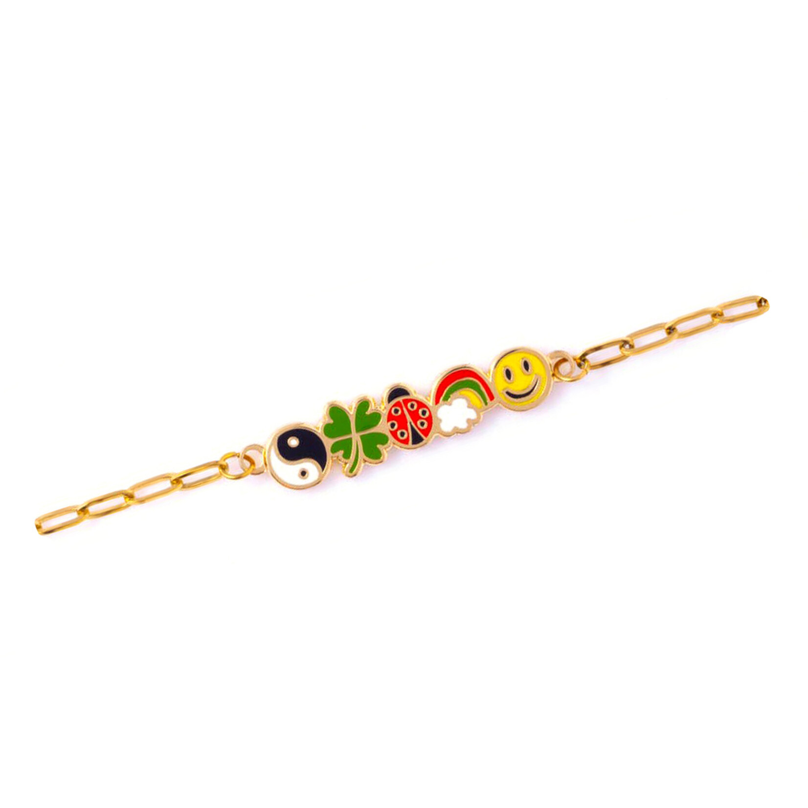 yellow owl workshop lucky charm bracelet