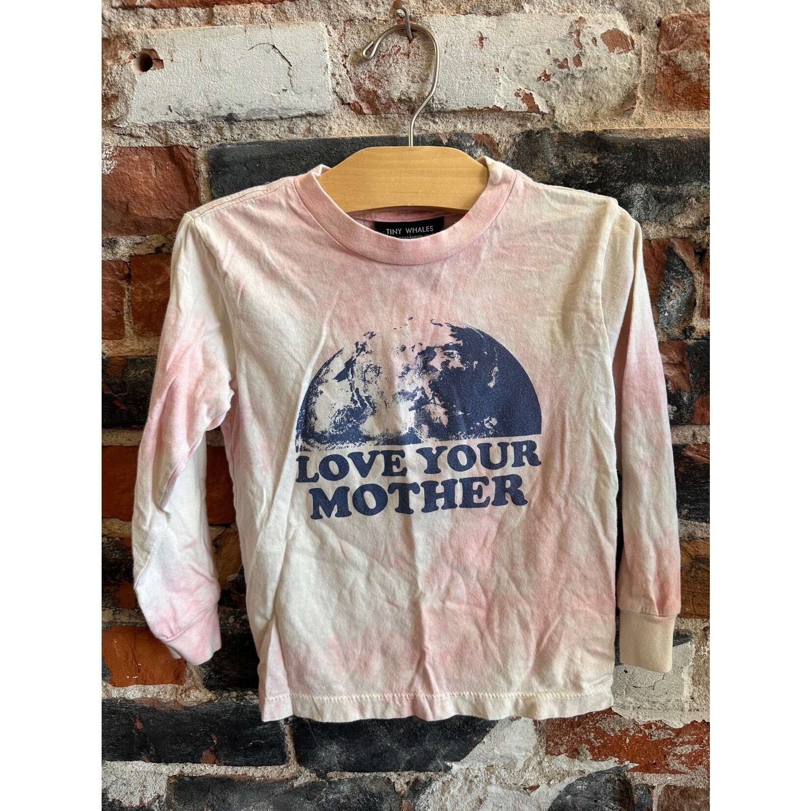 tiny whales tiny whales love your mother tee - 2 yr