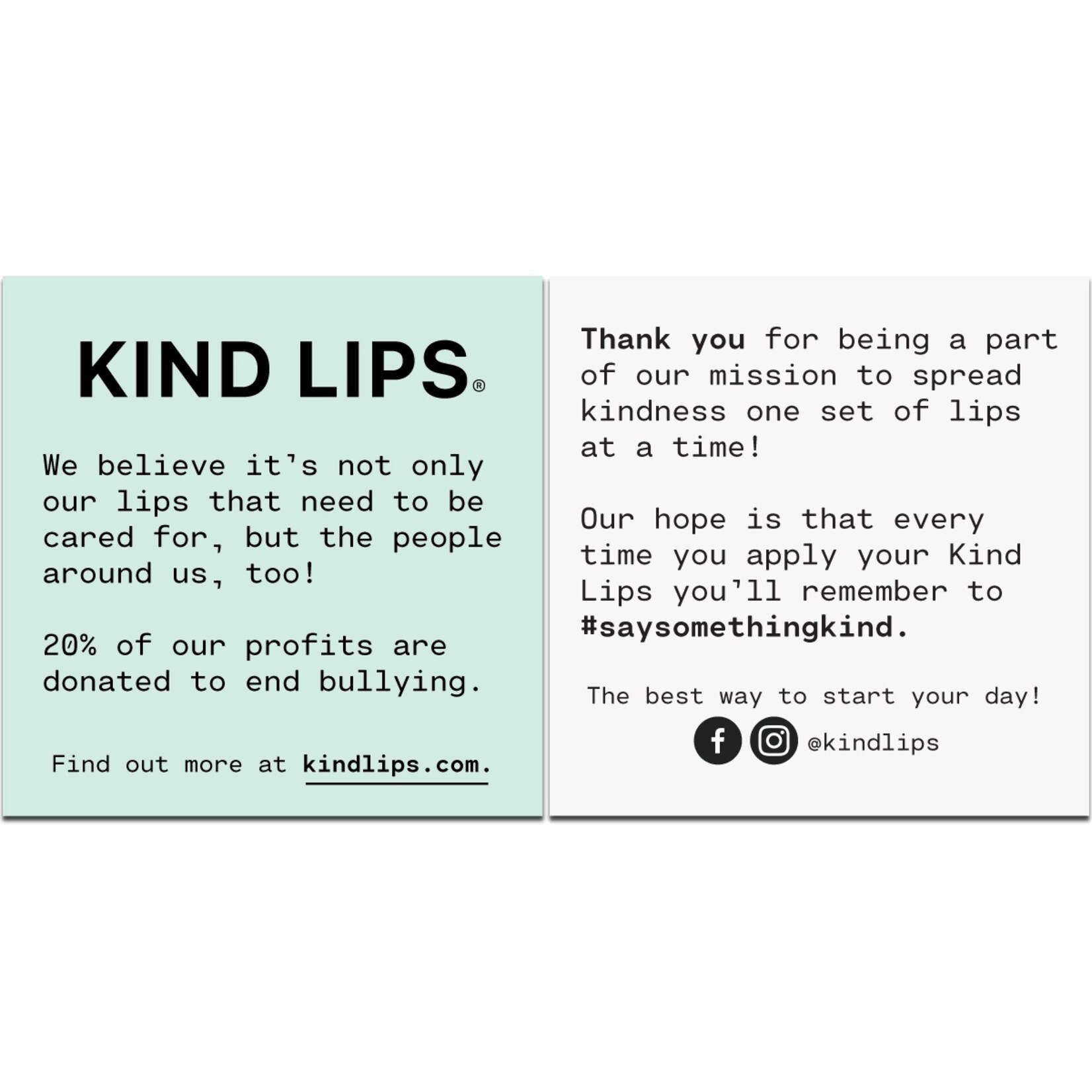 kind lips vanilla lemon lip balm