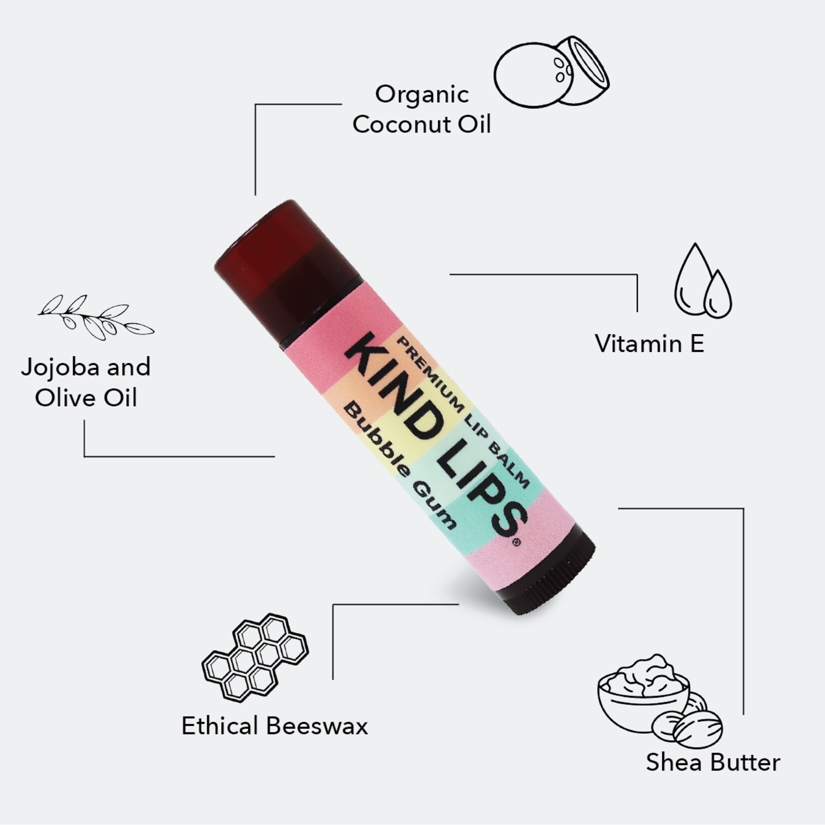 kind lips vanilla lemon lip balm
