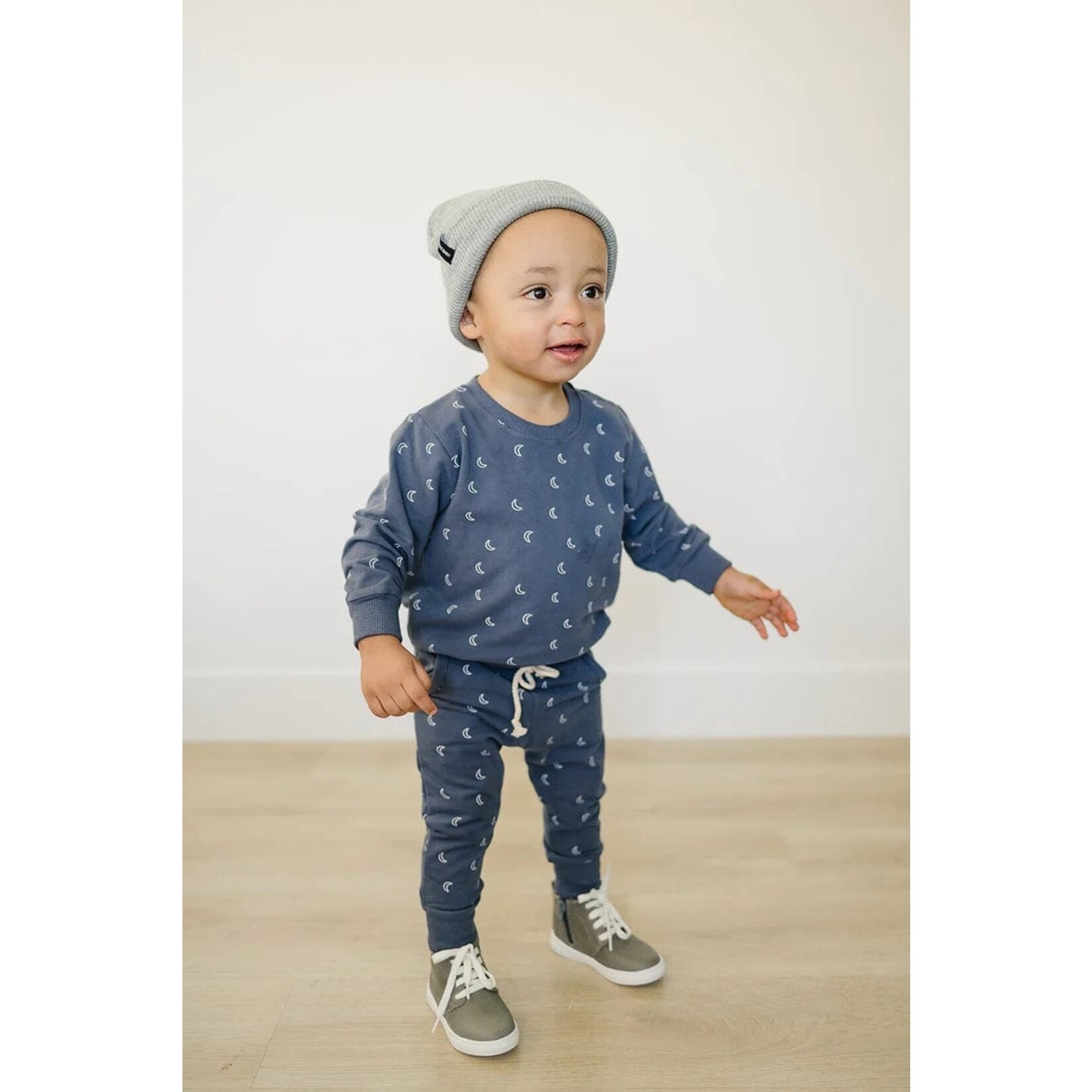 mebie baby moon french terry joggers