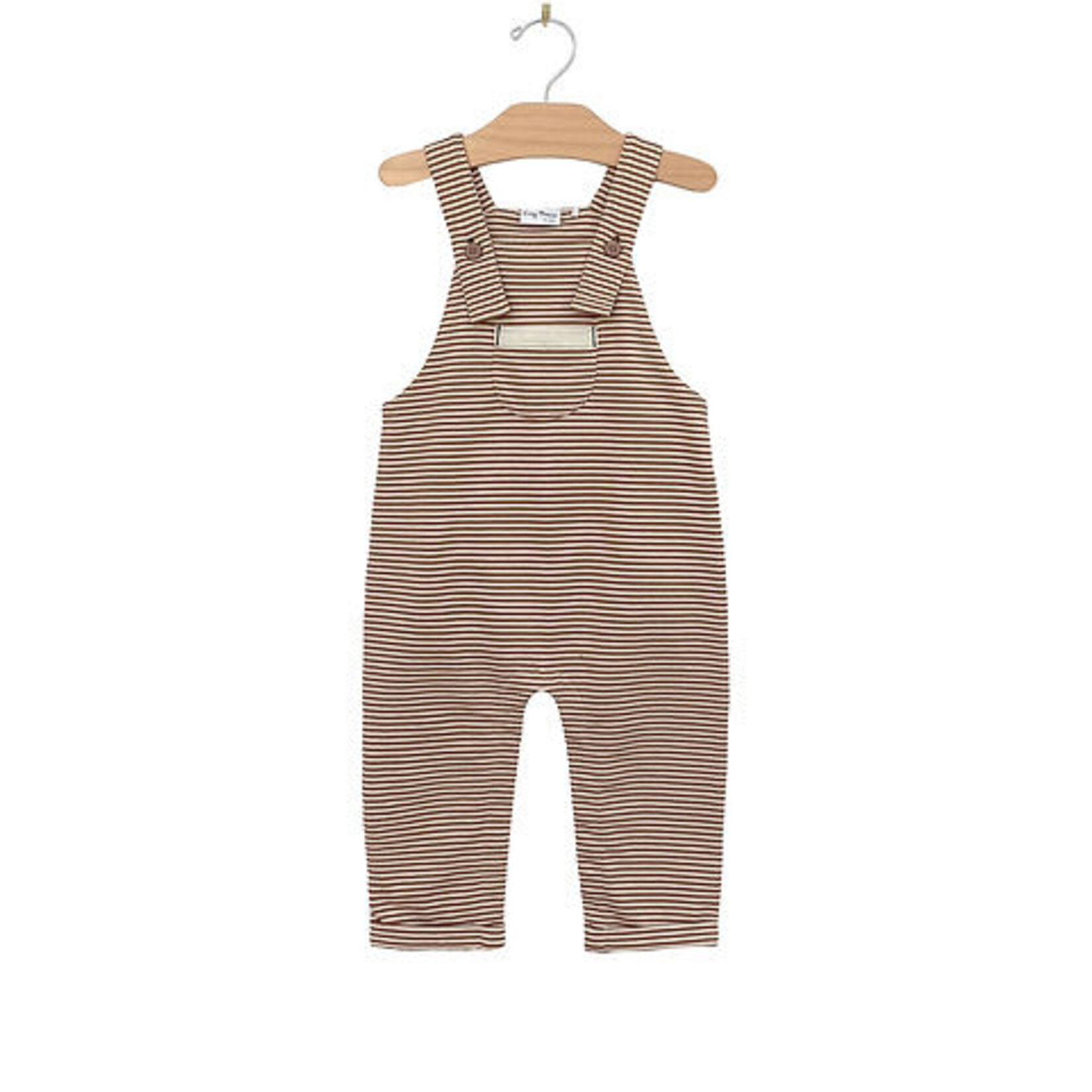 city mouse ginger stripe overalls