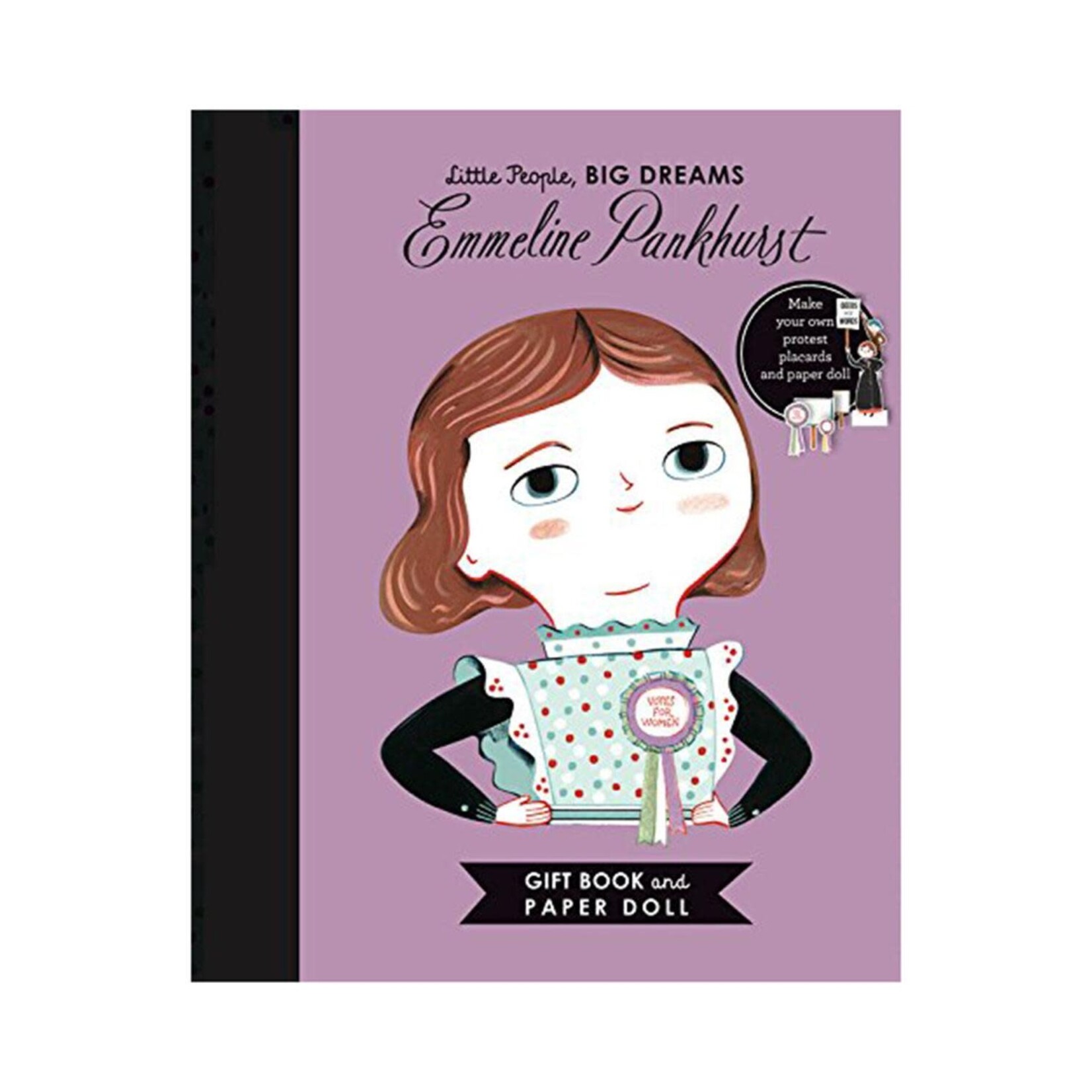 emmeline pankhurst - book & paper doll set