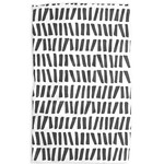 geometry all lined up kitchen tea towel