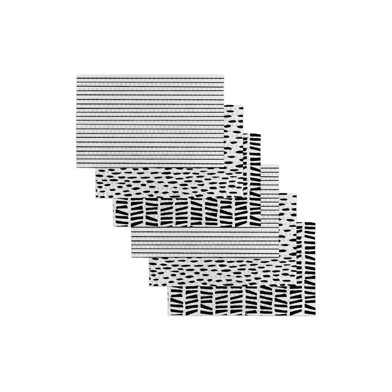 geometry lines, dots & dashes NOT paper towel