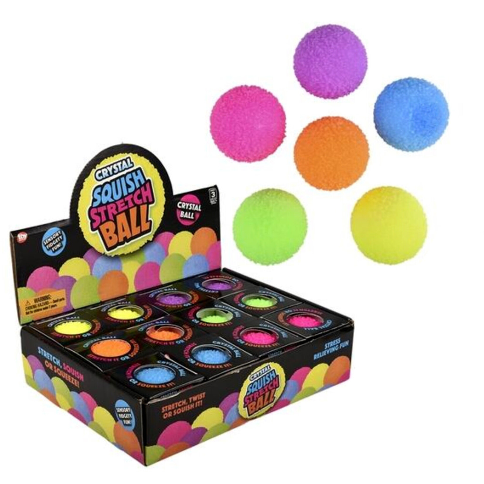 the toy network squish stretch ball