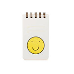 shorthand press smiley face reporter notebook