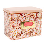 1canoe2 pink floral recipe box