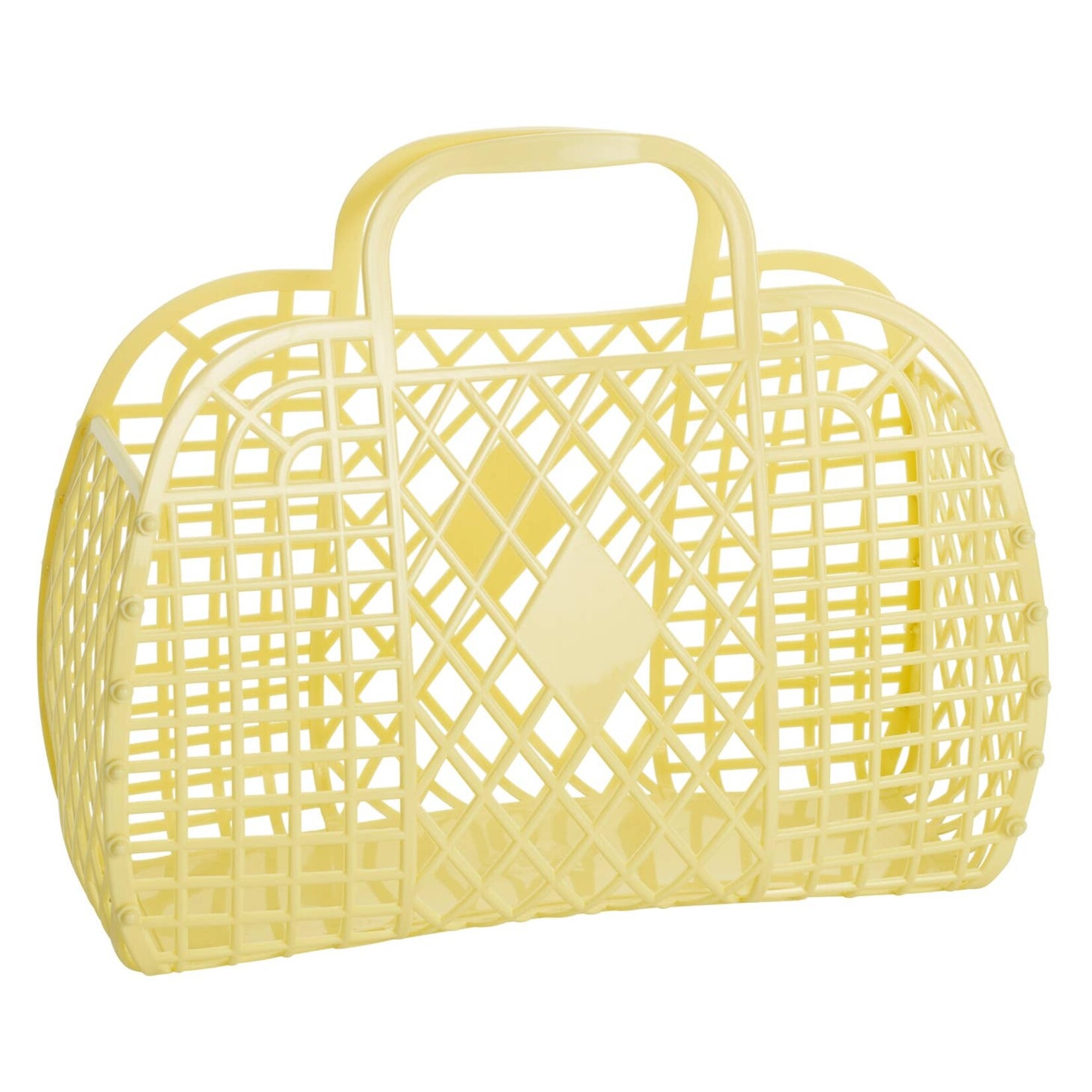 sun jellies large retro basket
