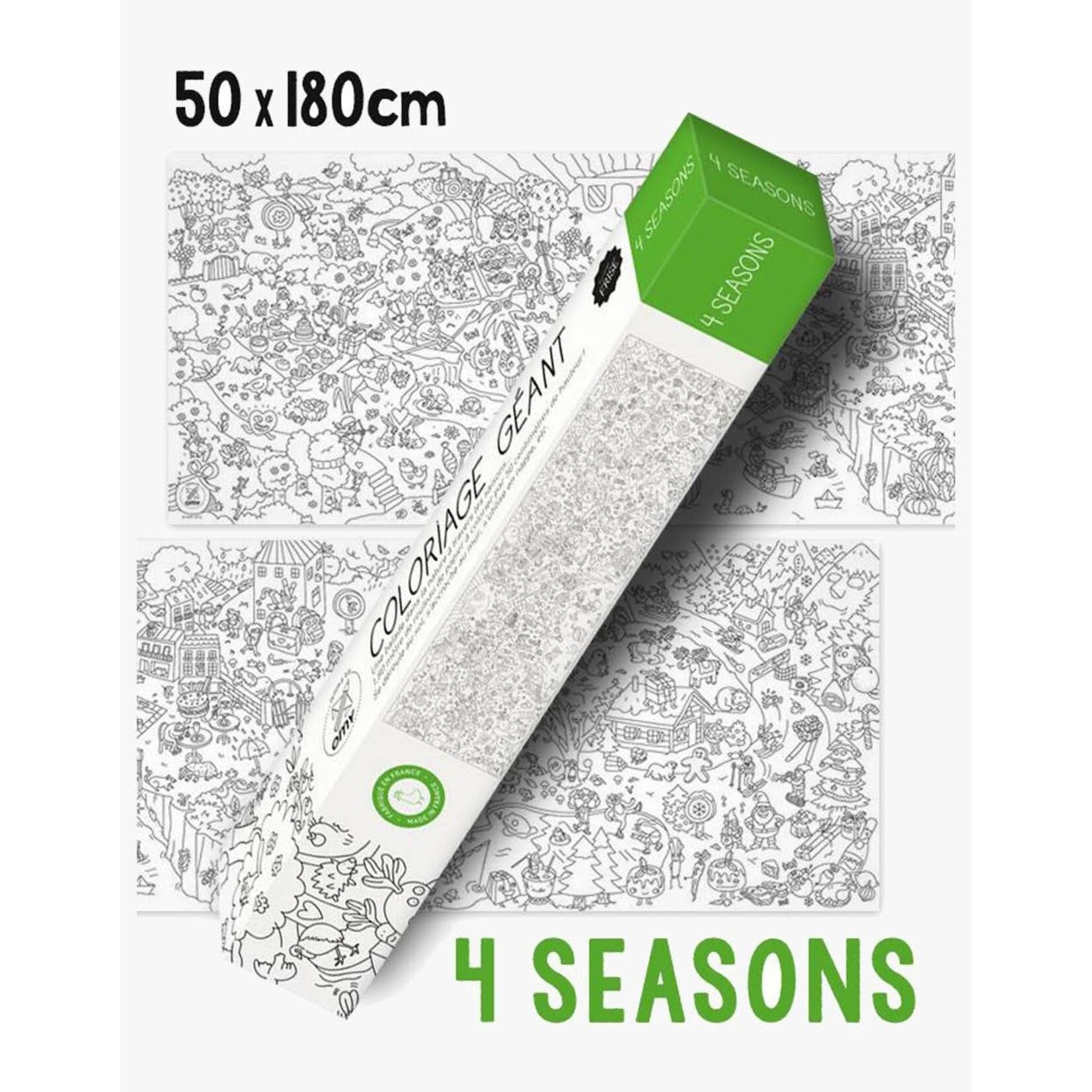 omy 4 seasons giant coloring frieze