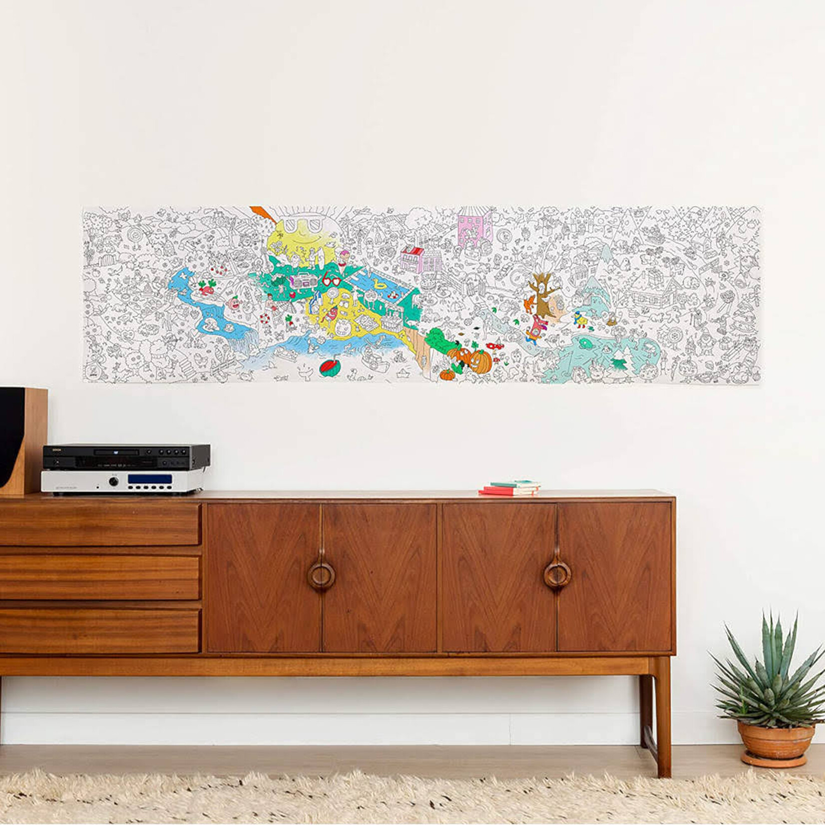 omy 4 seasons giant coloring frieze
