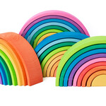 ocamora wooden stacking rainbow
