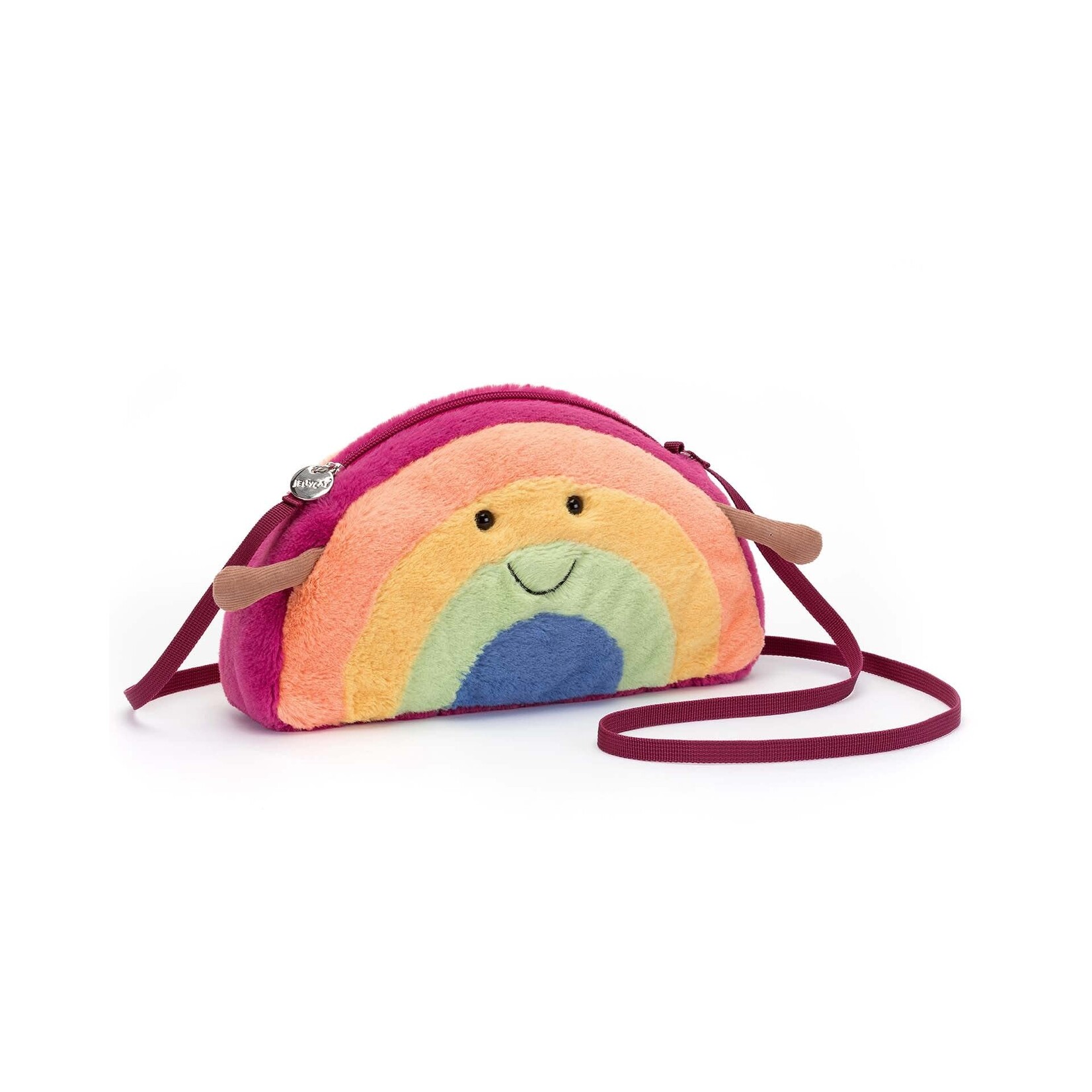 JellyCat amusable rainbow bag