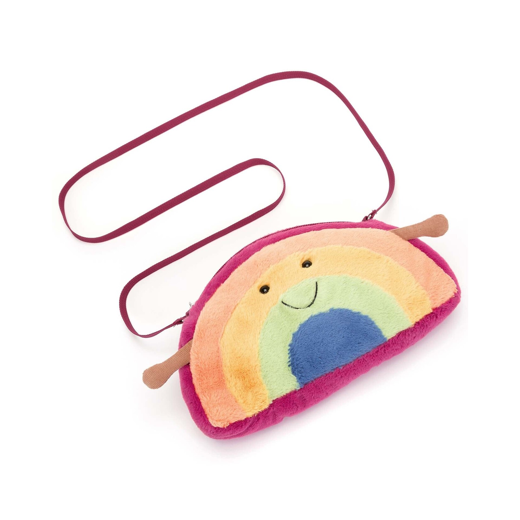 JellyCat amusable rainbow bag