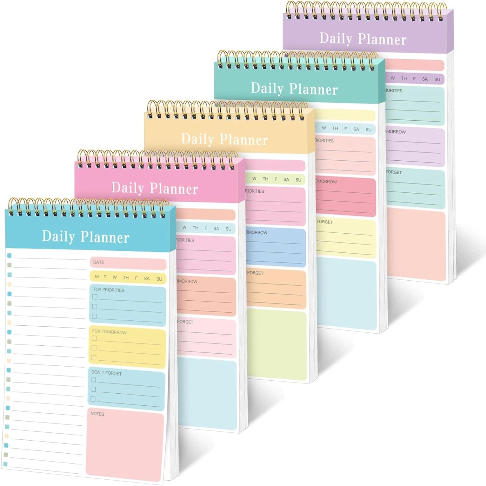 pastel daily planner