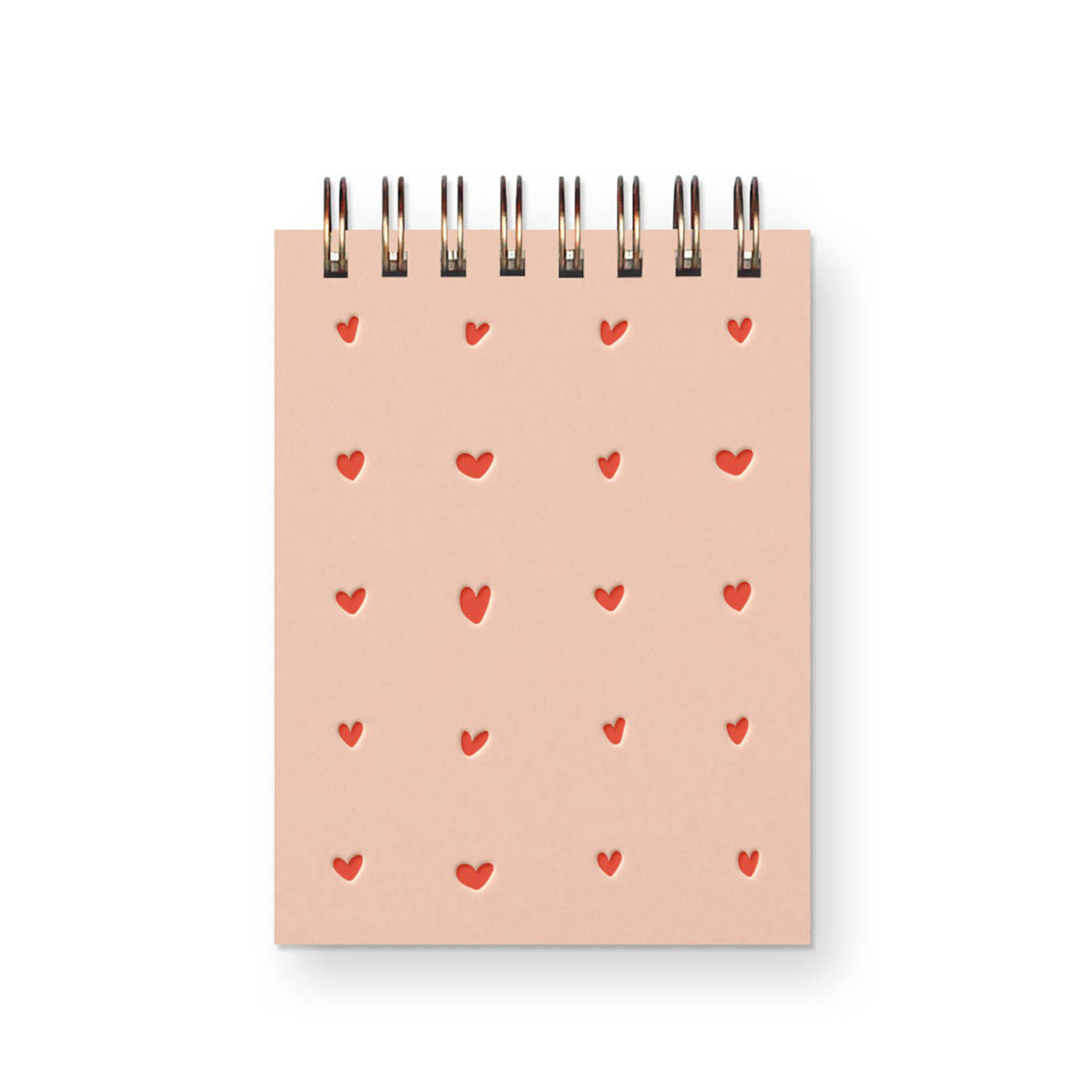ruff house print shop hearts mini jotter notebook
