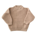 kid wild almond organic knit sweater