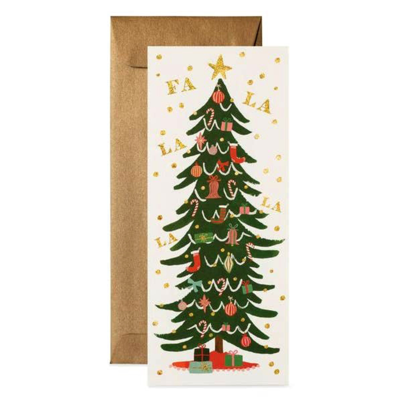rifle paper co. FALALALA christmas tree card