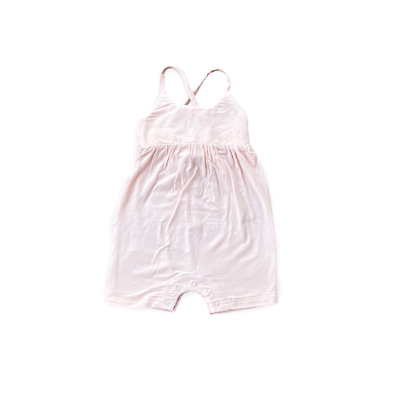 baby sprouts baby pink romper