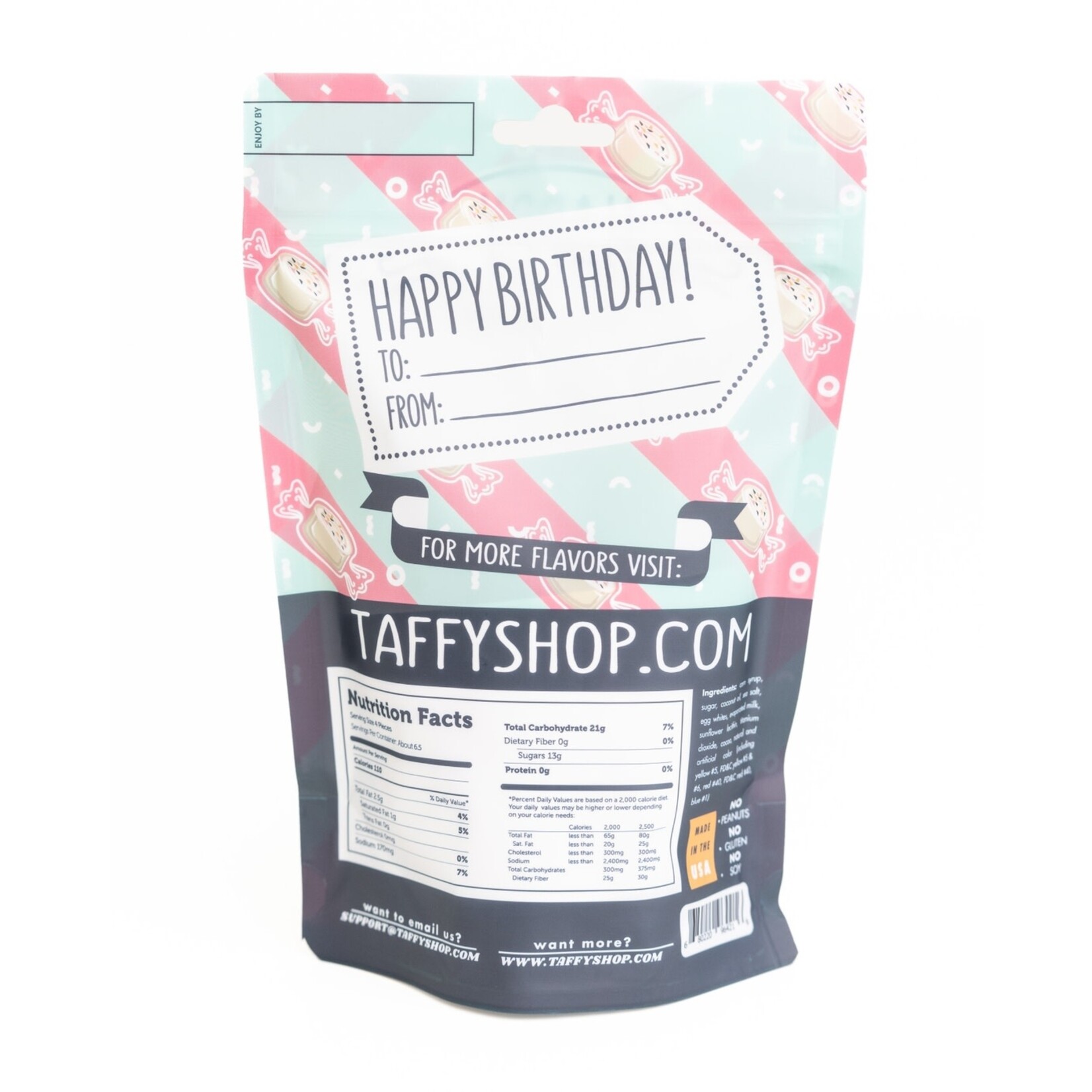 taffy shop happy birthday taffy