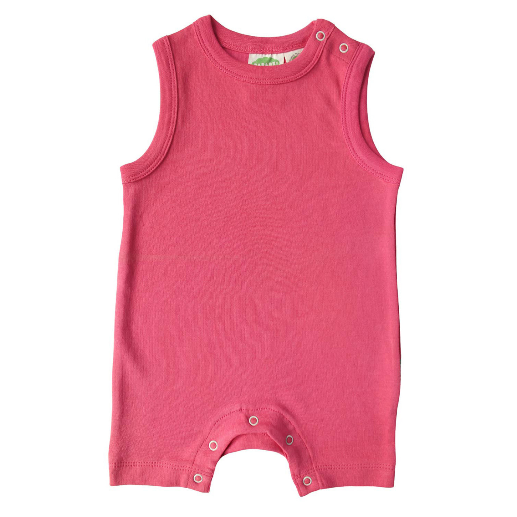 parade organics pink tank romper