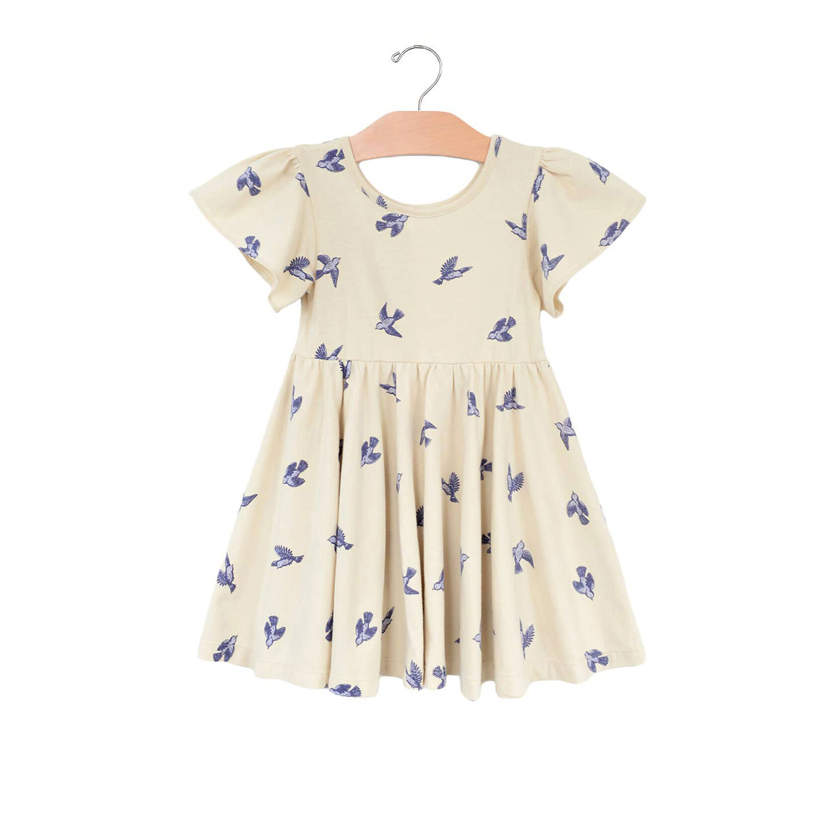 city mouse bluebird twirl dress