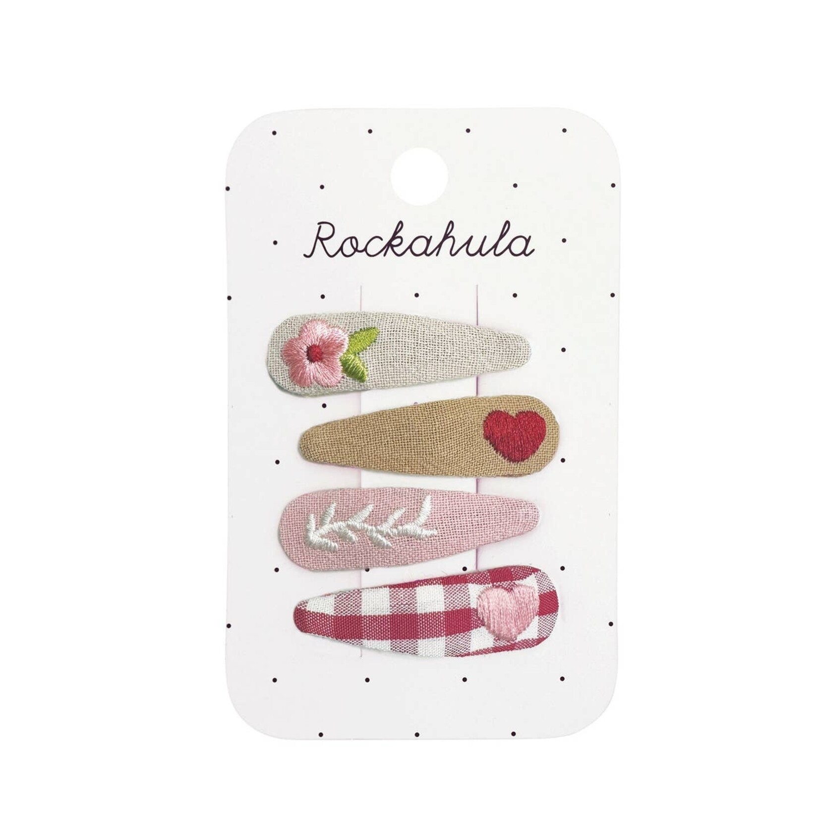 rockahula kids country girl embroidered clip set
