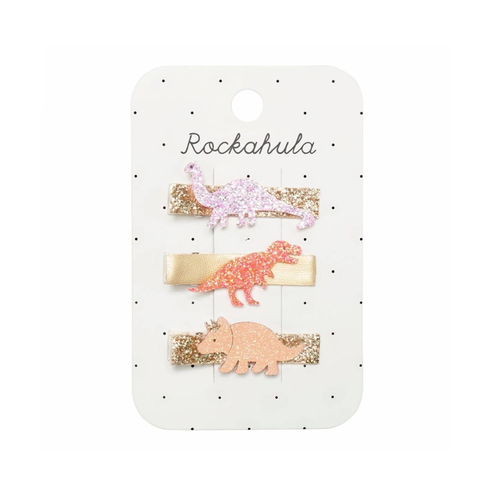 rockahula kids glitter dinosaur bar clips