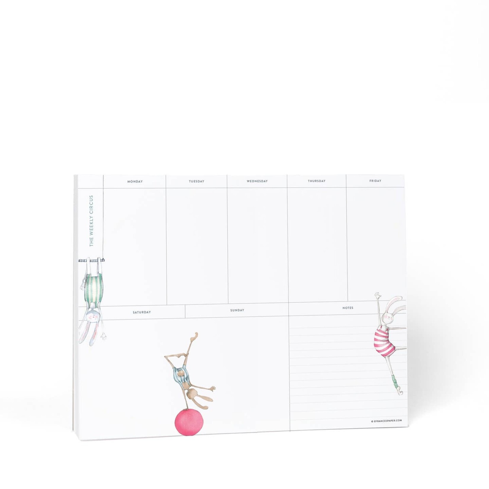 e. frances weekly circus planner