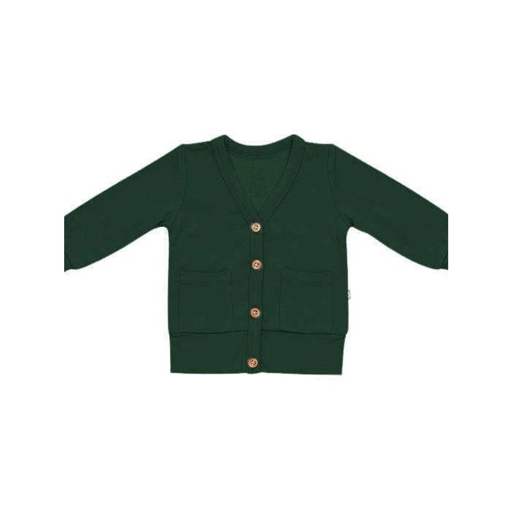 polished prints spruce green cardigan