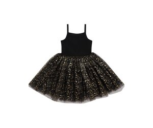 black & gold sparkle dress - george + maeve