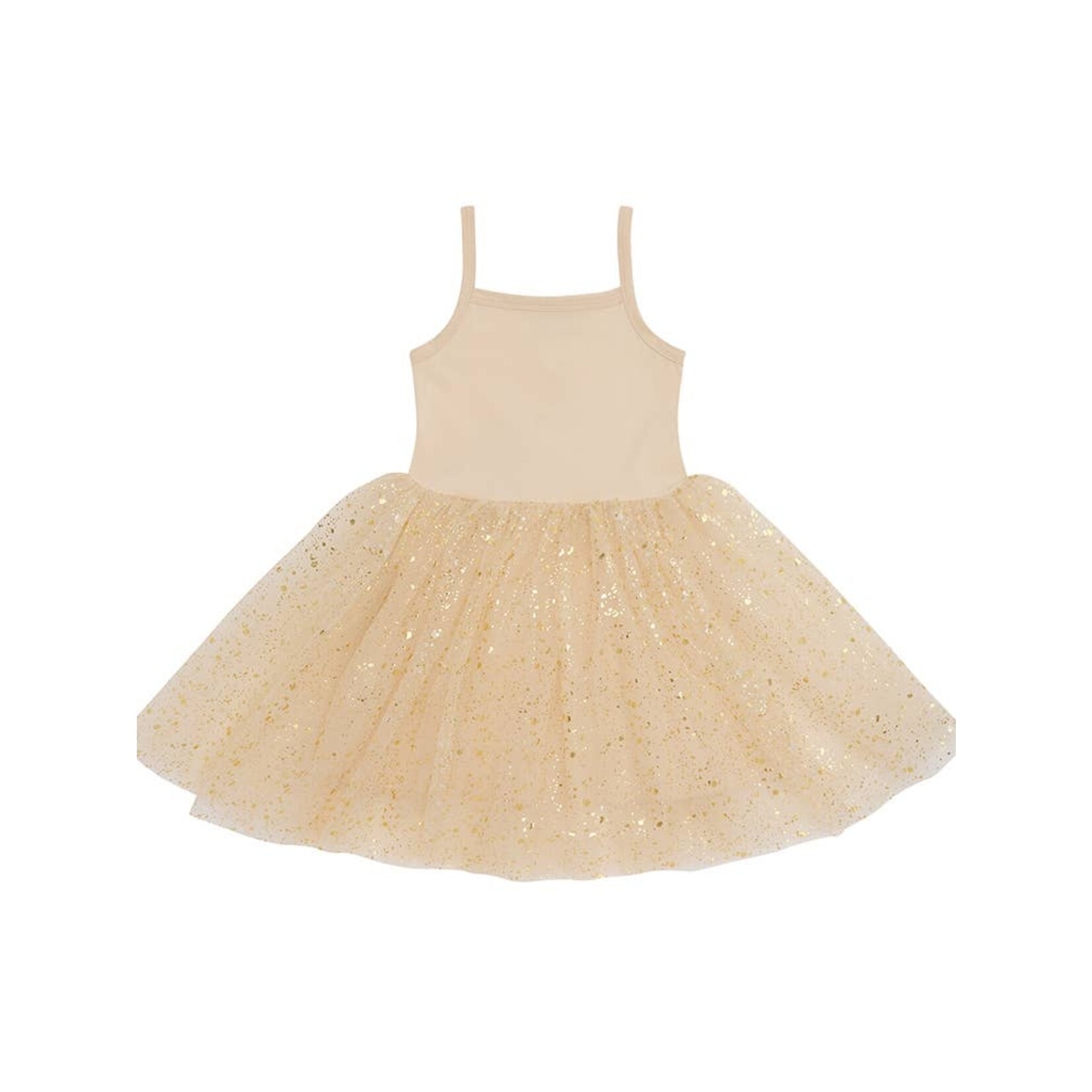 bob & blossom gold sparkle dress